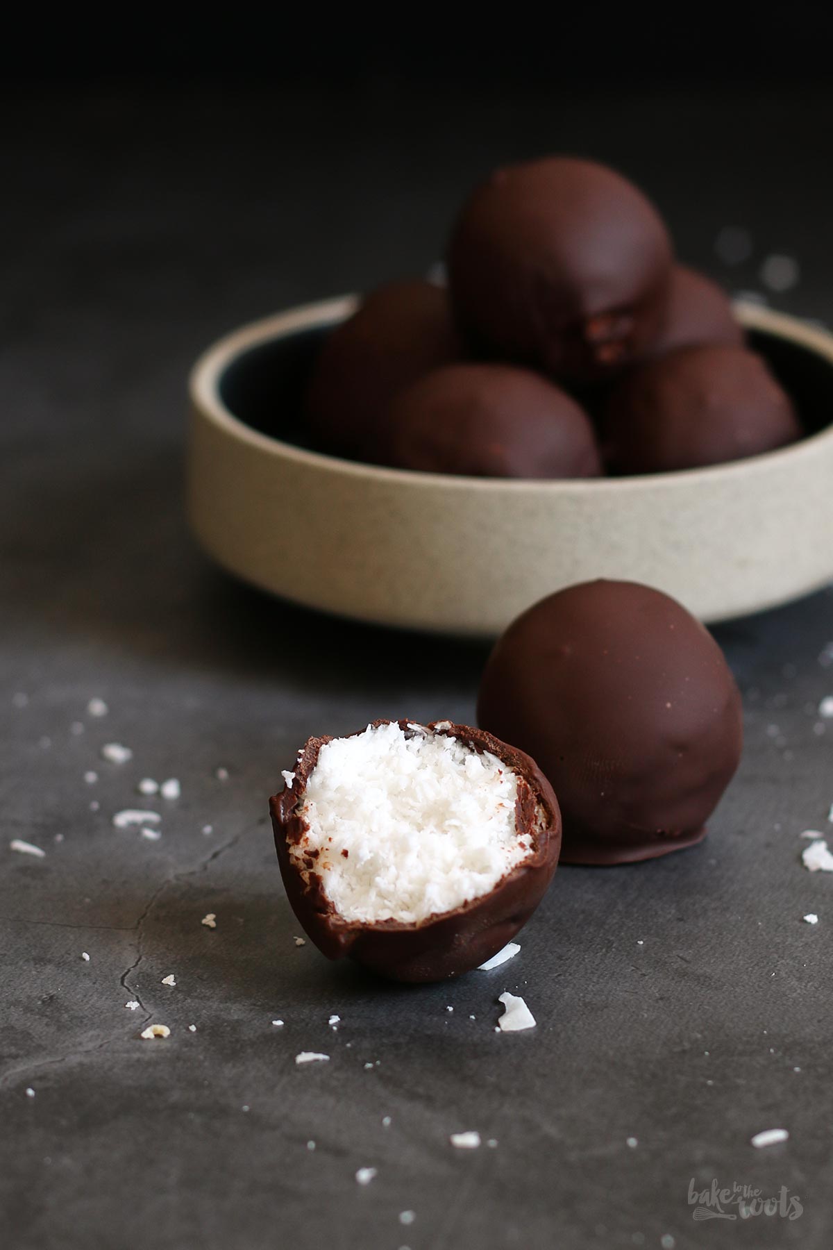 Bounty Coconut Balls | Bake to the roots
