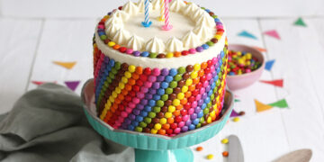 Colorful Birthday Cake | Bake to the roots