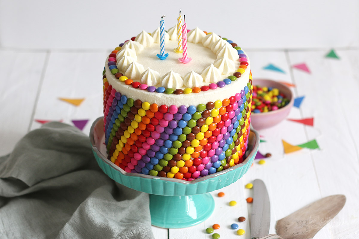 Colorful Birthday Cake | Bake to the roots
