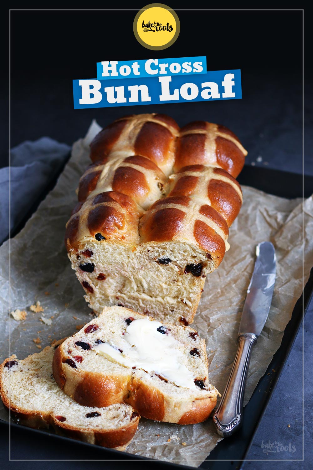 Hot Cross Bun Loaf | Bake to the roots
