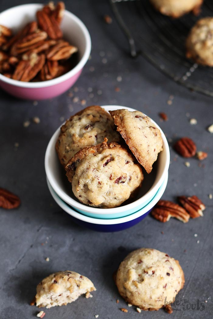 Sugar Free Pecan Cookies | Bake to the roots