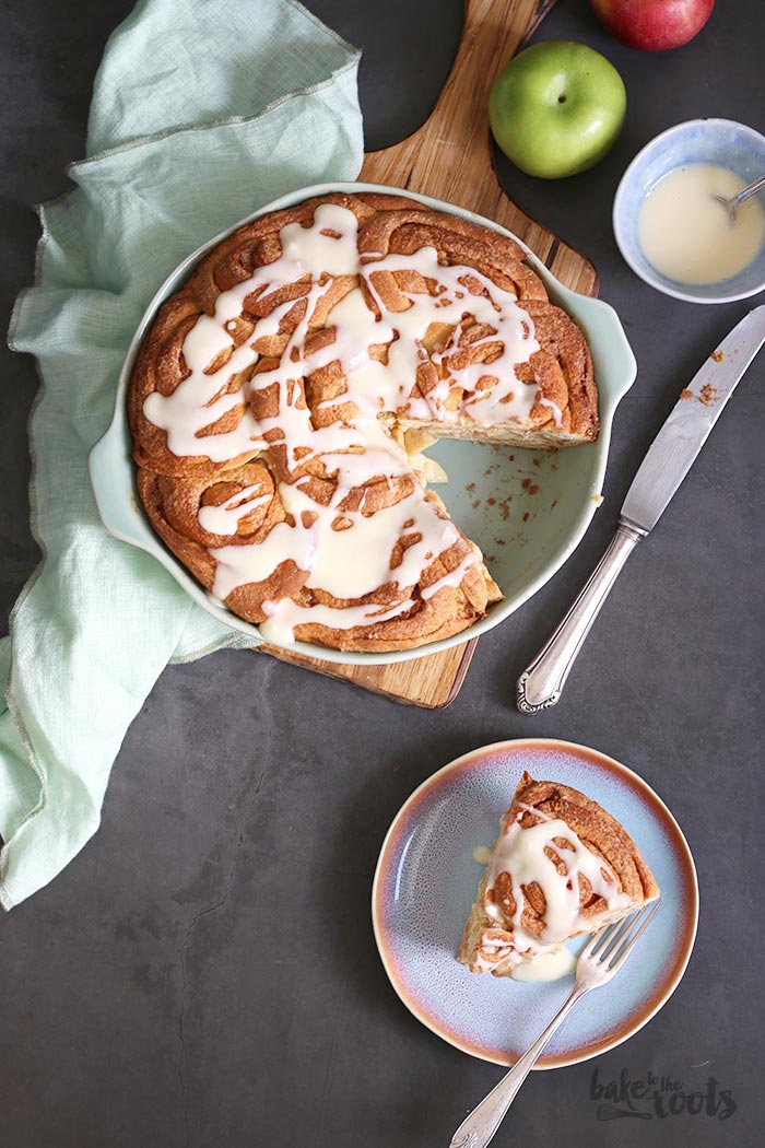 Cinnamon Roll Apple Pie | Bak to the roots