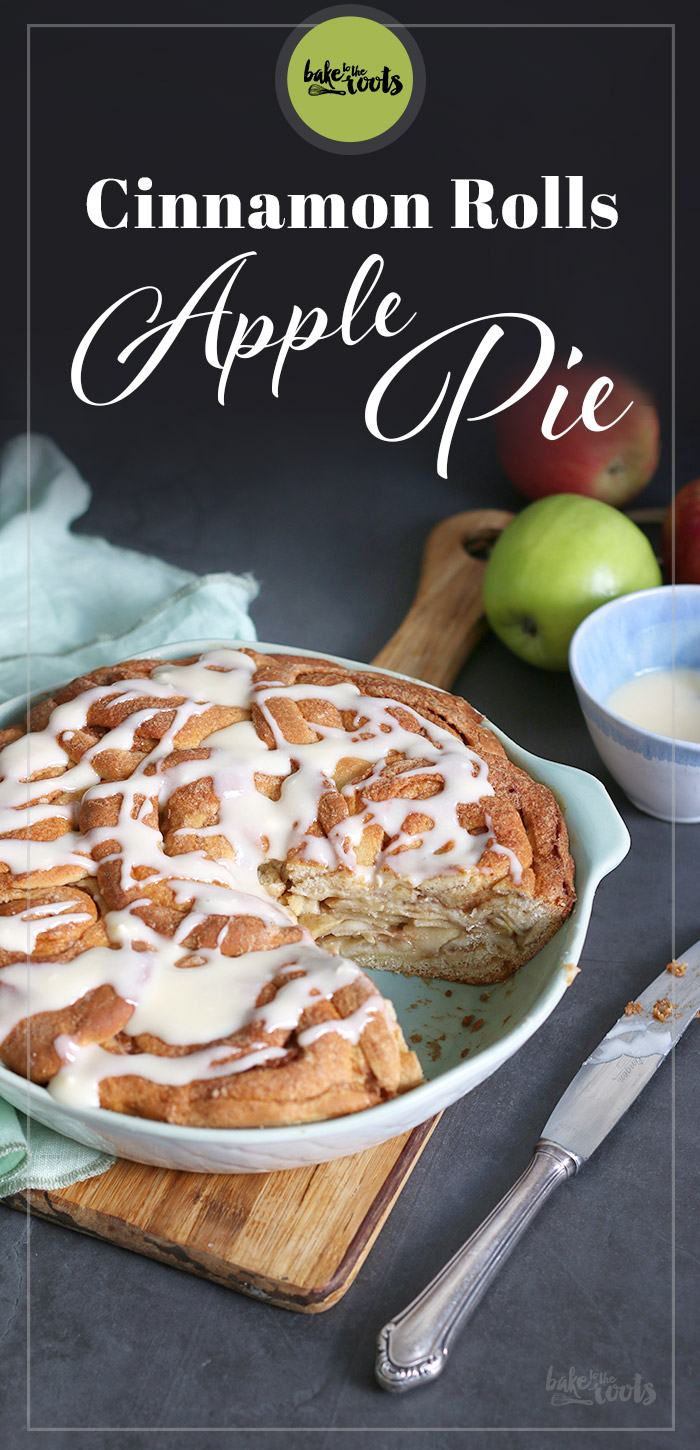 Cinnamon Roll Apple Pie | Bake to the roots