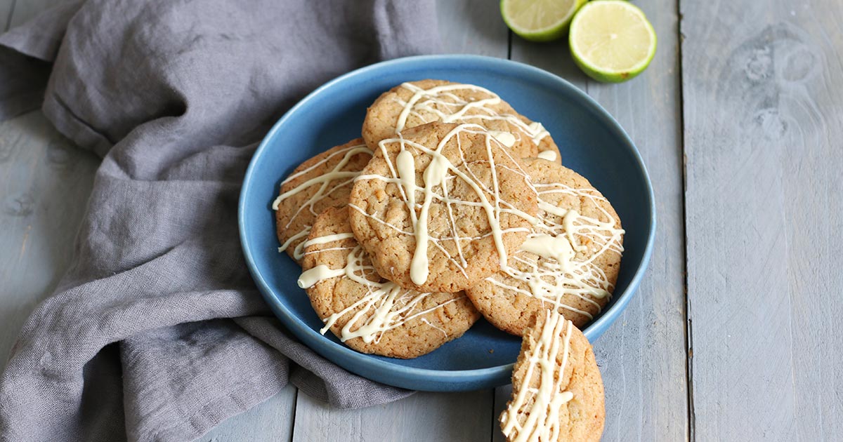 Key Lime Pie Cookies | Bake to the roots