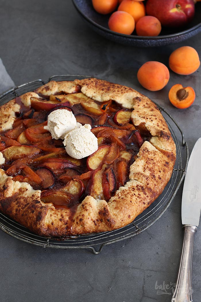 Galette with Apricot, Plum and Nectarine