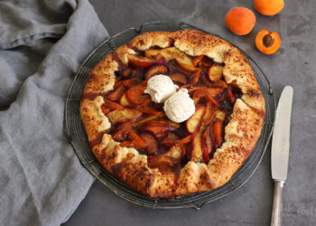 Aprikosen Pflaumen Nektarinen Galette | Bake to the roots