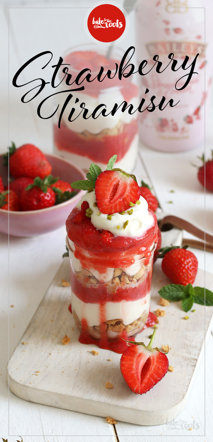Strawberry Tiramisu | Bake to the roots