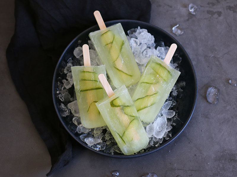 Green Beast Popsicles | Bake to the roots