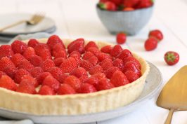 Strawberry Tart | Bake to the roots