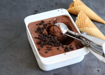 Vegan Chocolate Coconut Ice Cream | Bake to the roots
