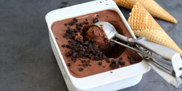 Vegan Chocolate Coconut Ice Cream | Bake to the roots