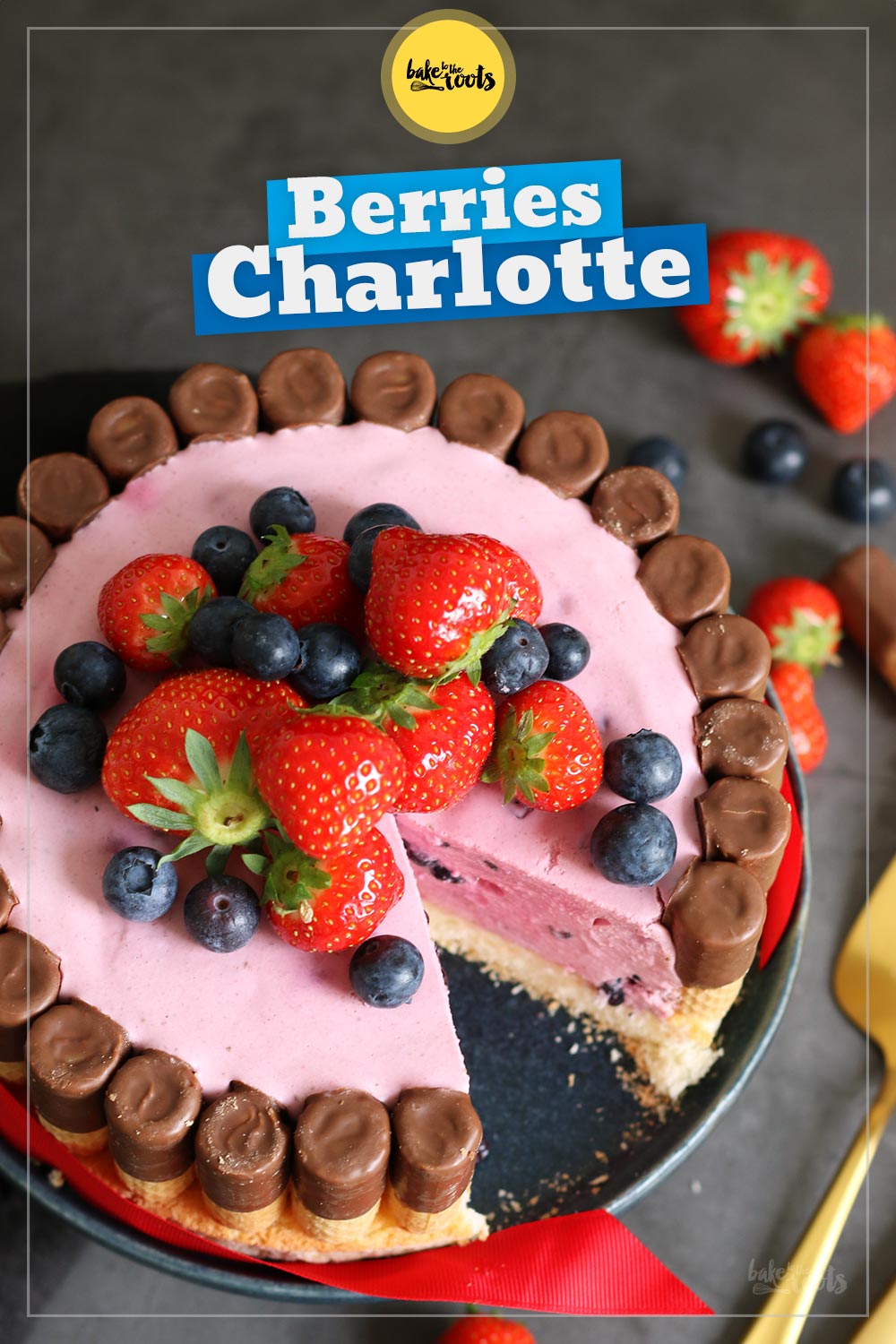Strawberry & Blueberry Charlotte | Bake to the roots