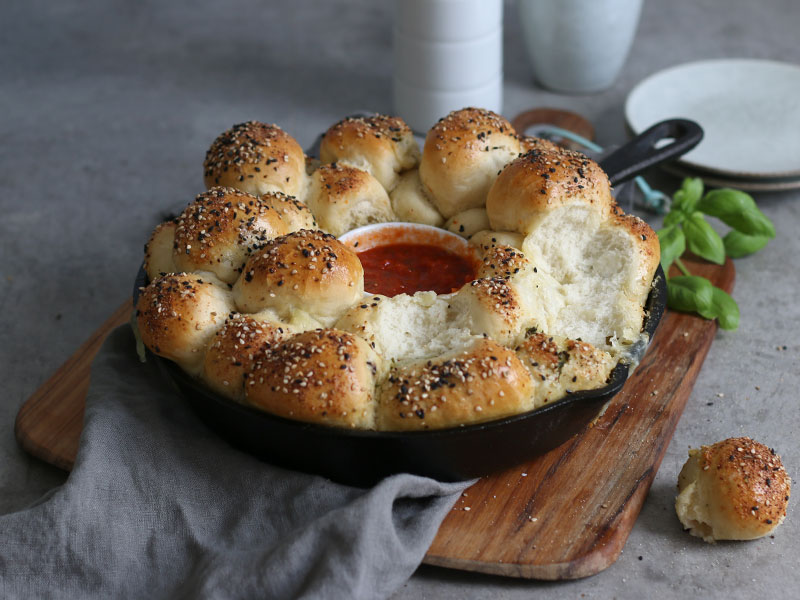 Monkey Bread Party Brot | Bake to the roots