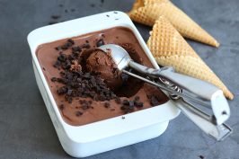 Vegan Chocolate Coconut Ice Cream | Bake to the roots