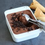 Vegan Chocolate Coconut Ice Cream | Bake to the roots