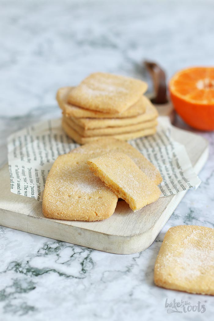 Mandarin Orange Polenta Biscuits | Bake to the roots