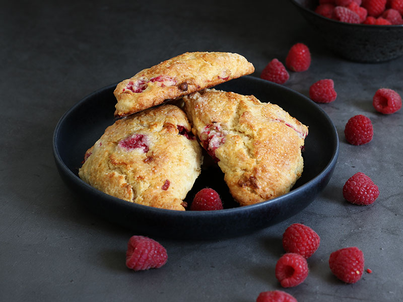 Raspberry Scones | Bake to the roots