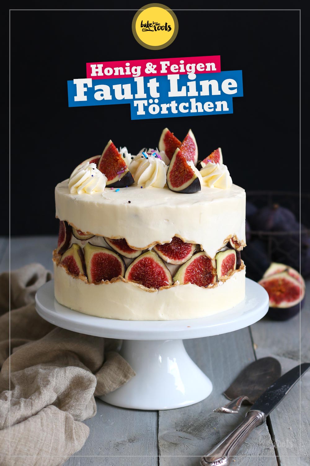 Honig & Feigen »Fault Line« Torte | Bake to the roots