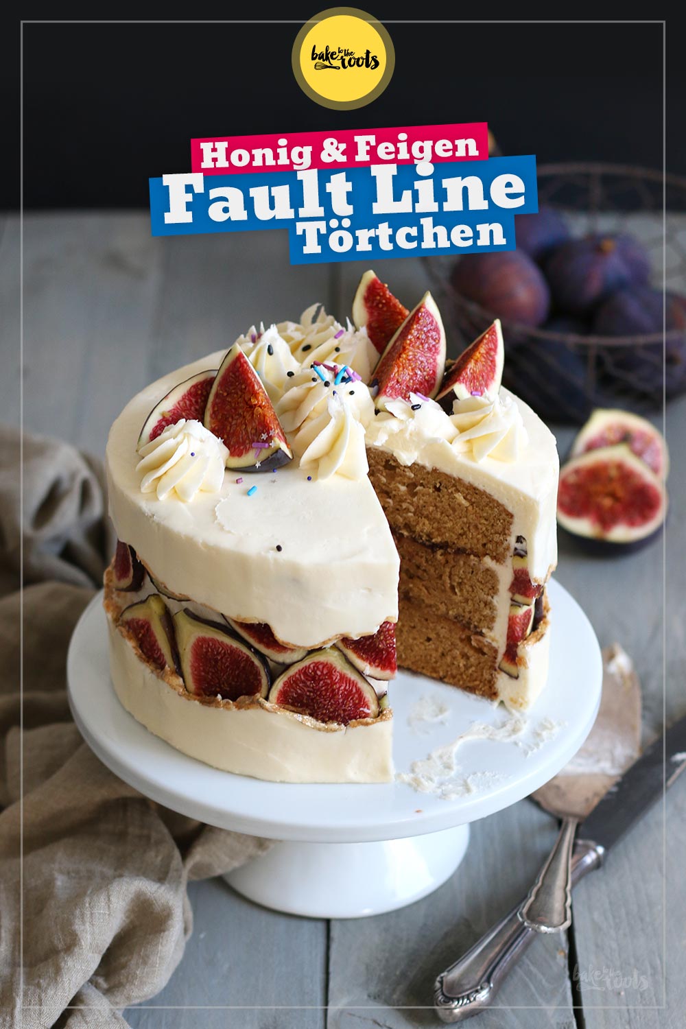 Honig & Feigen »Fault Line« Torte | Bake to the roots