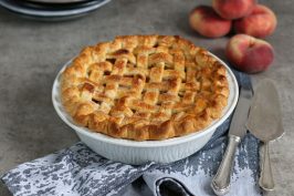Classic Peach Pie | Bake to the roots