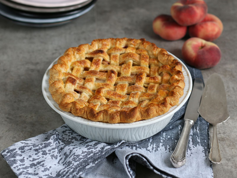 Classic Peach Pie | Bake to the roots