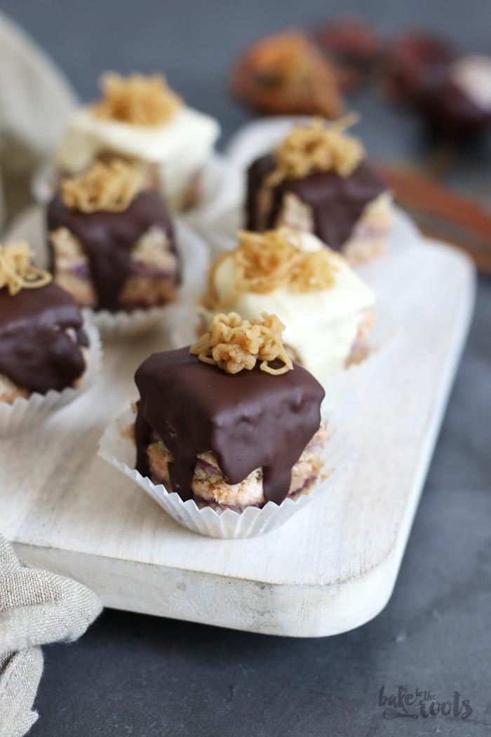Chestnut Chocolate Petits Fours | Bake to the roots