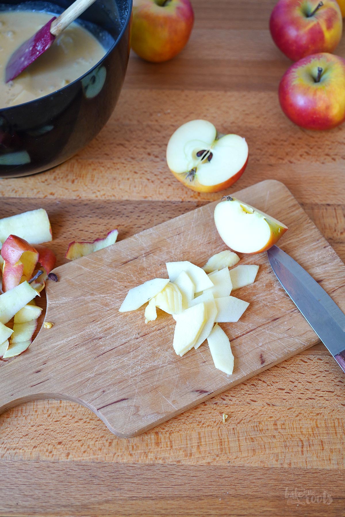 Unsichbarer Apfelkuchen | Bake to the roots