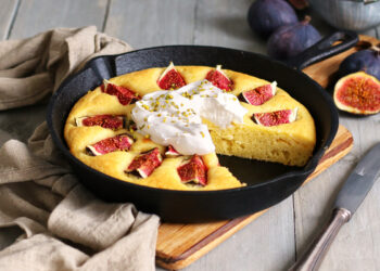 Olive Oil Cake with Figs | Bake to the roots