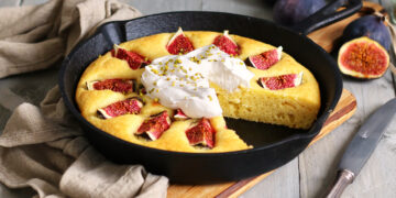 Olive Oil Cake with Figs | Bake to the roots