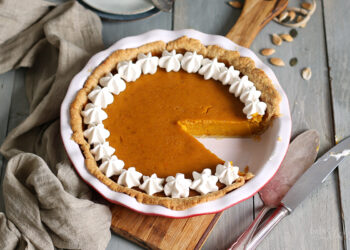 Maple Pumpkin Pie | Bake to the roots