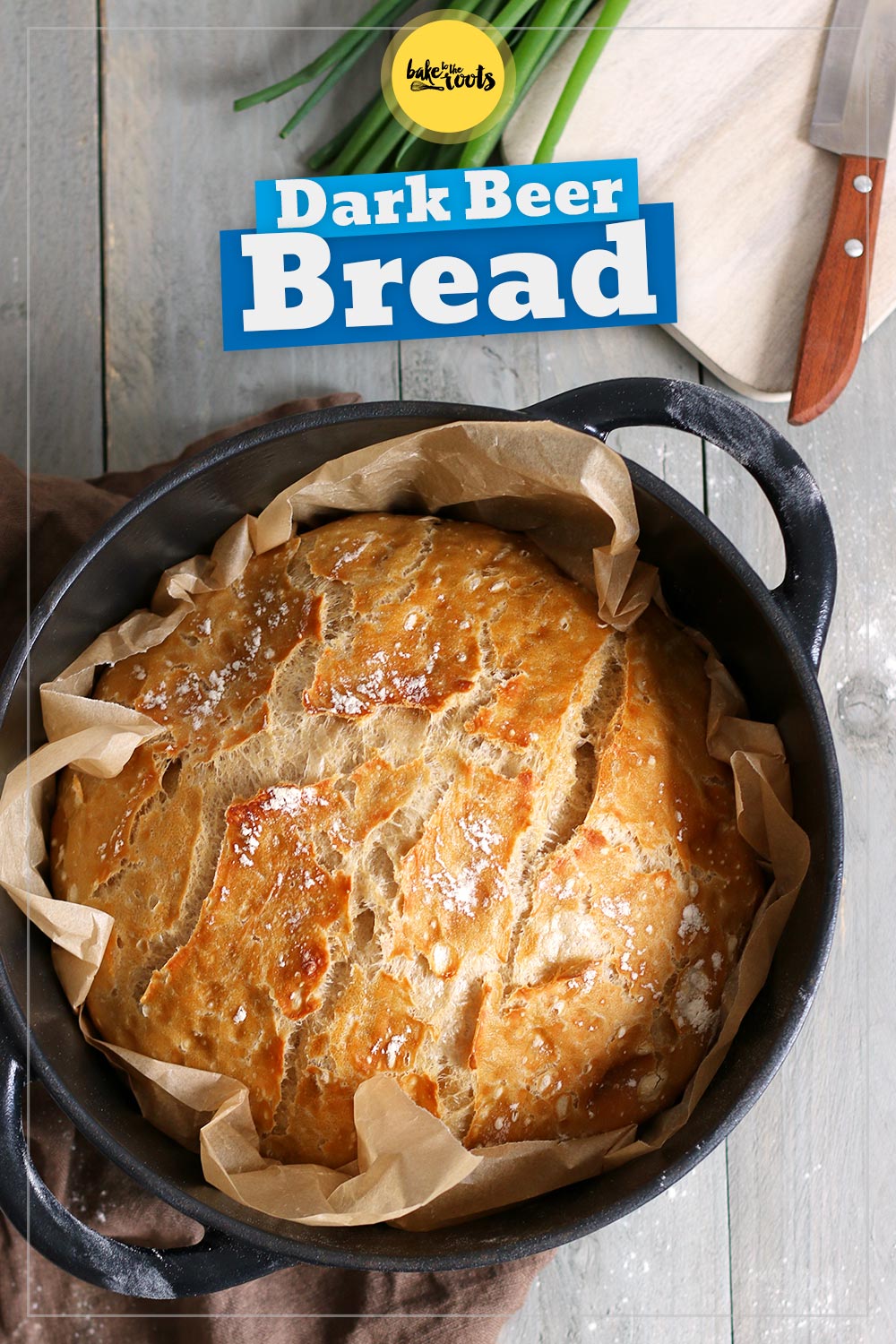 Dark Beer No-Knead Bread | Bake to the roots
