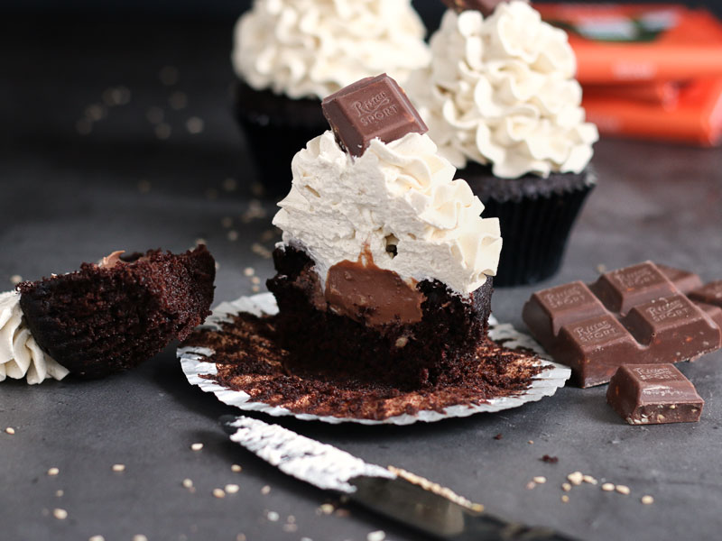 Vegan Chocolate Tahini Cupcakes | Bake to the roots