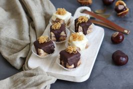 Chestnut Chocolate Petit Fours | Bake to the roots
