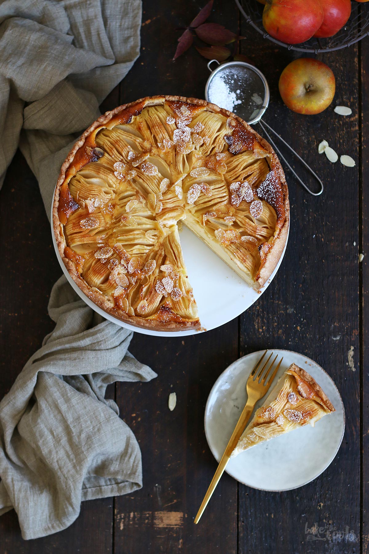 Apfel Schmand Kuchen | Bake to the roots