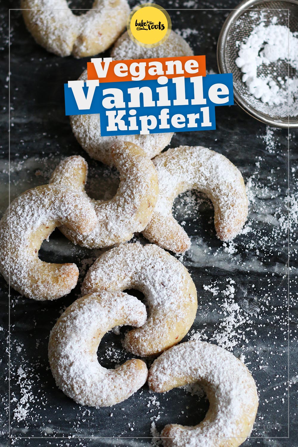 Vegane Vanillekipferl | Bake to the roots