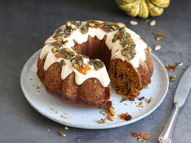 Pumpkin Chocolate Bundt Cake | Bake to the roots