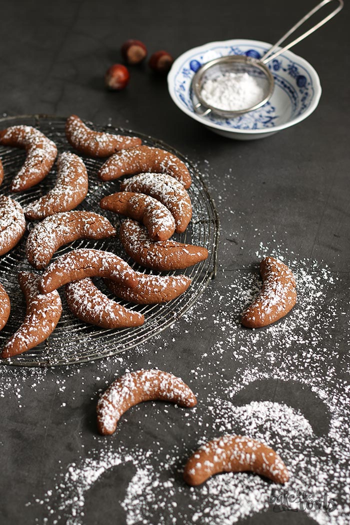 Gingerbread Chocolate Nougat Crescents