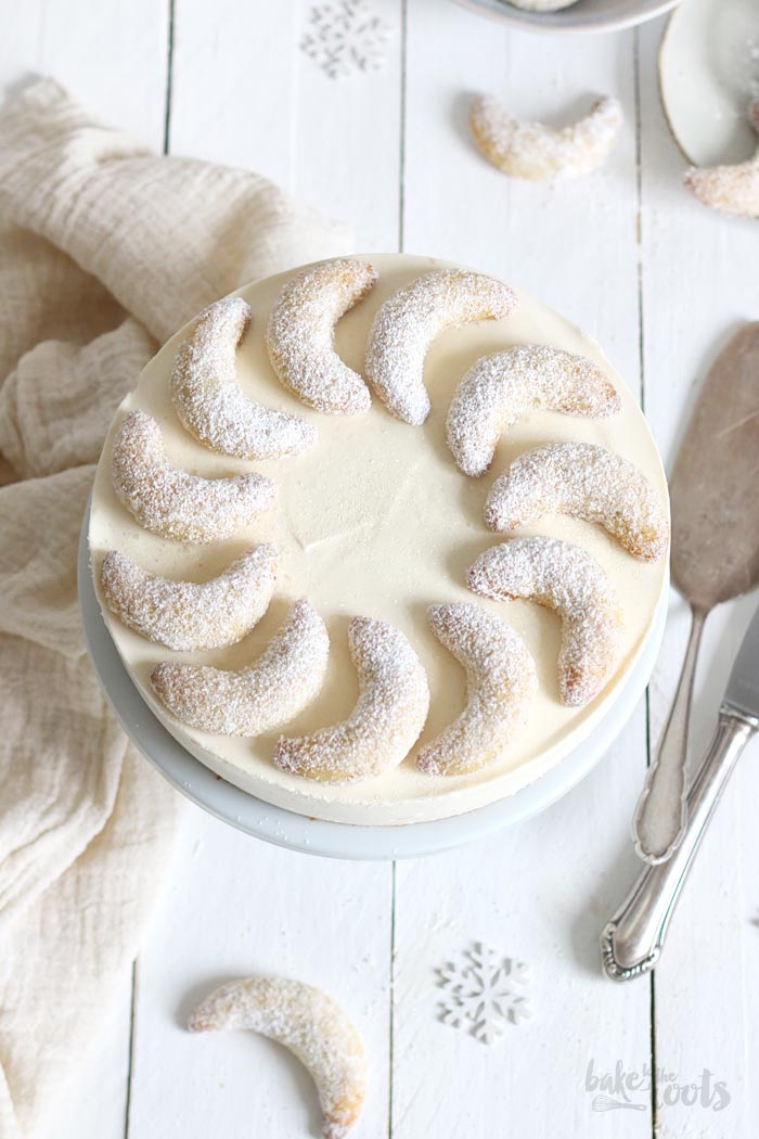 Vanillekipferl Cheesecake | Bake to the roots