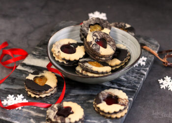 Einfache Marmor Spitzbuben | Bake to the roots