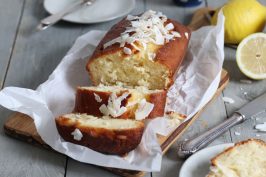 Sugar-Free Lemon Coconut Drizzle Cake | Bake to the roots