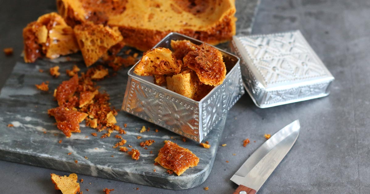 aka. Sponge Toffee Bake to the roots