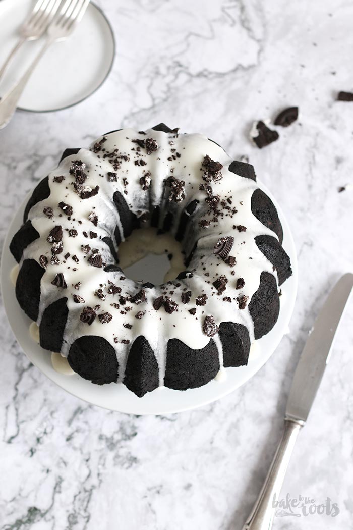 Oreo Stuffed Chocolate Bundt Cake | Bake to the roots