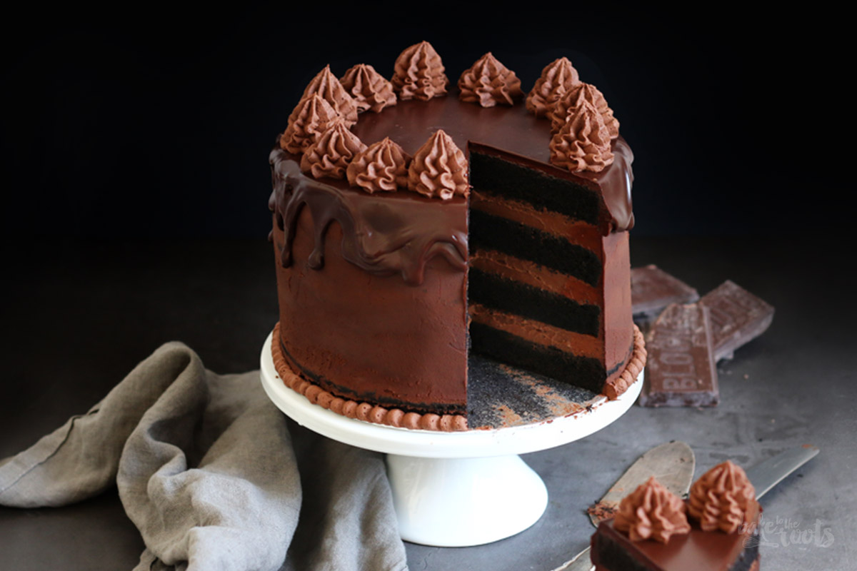 Ultimate BlackOut Chocolate Cake | Bake to the roots