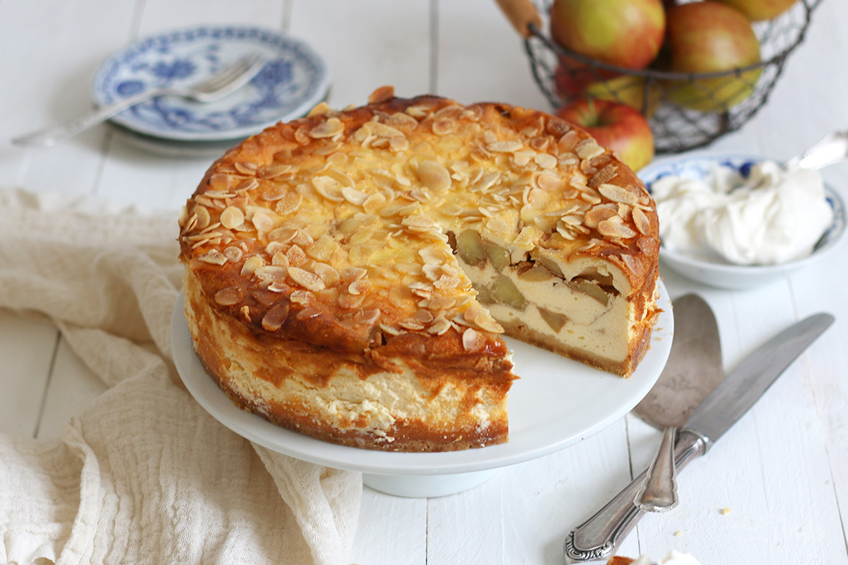 German Apple Cheesecake | Bake to the roots
