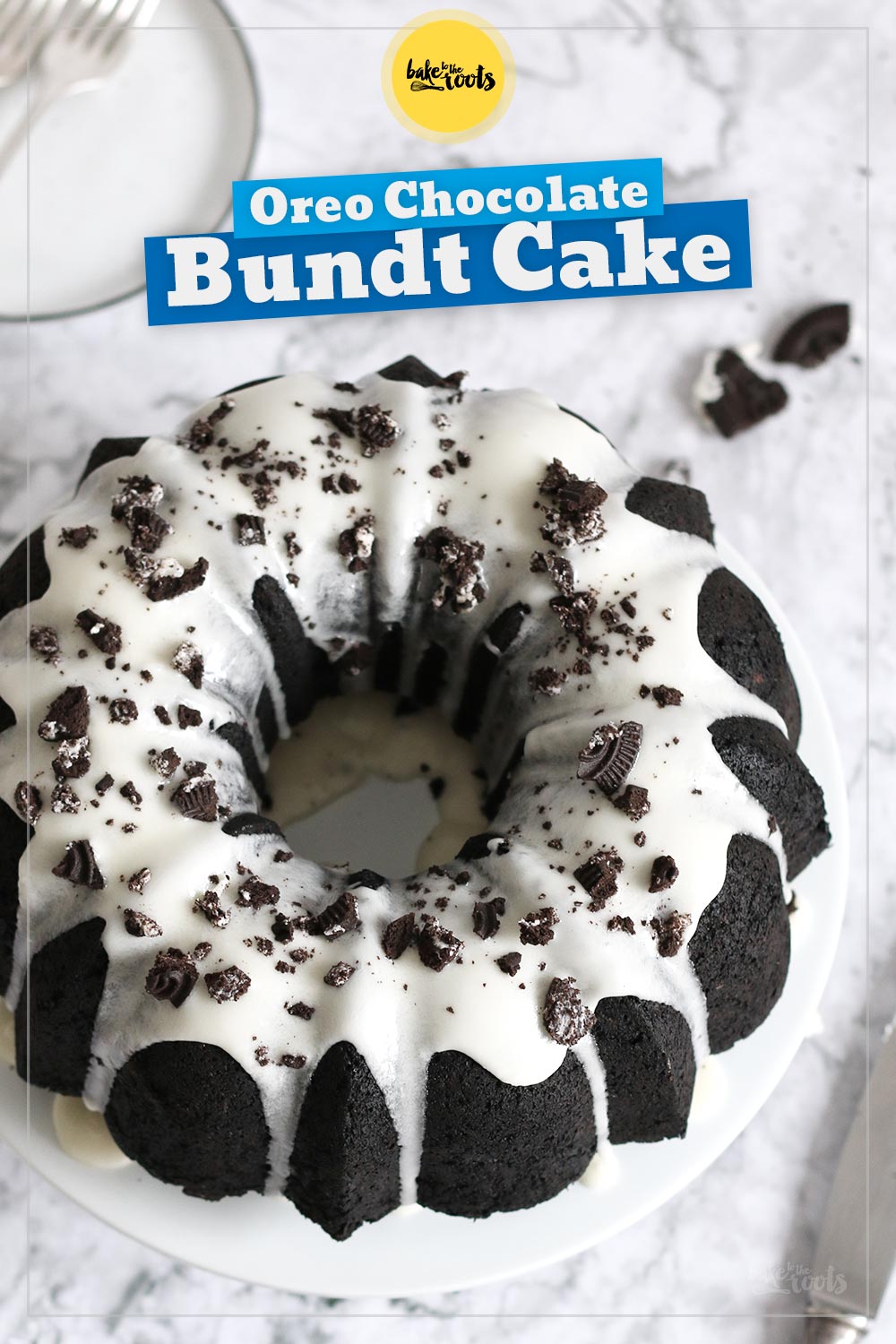 Oreo Stuffed Chocolate Bundt Cake | Bake to the roots