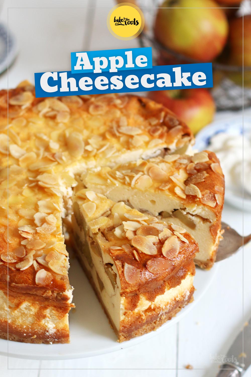 German Apple Cheesecake | Bake to the roots