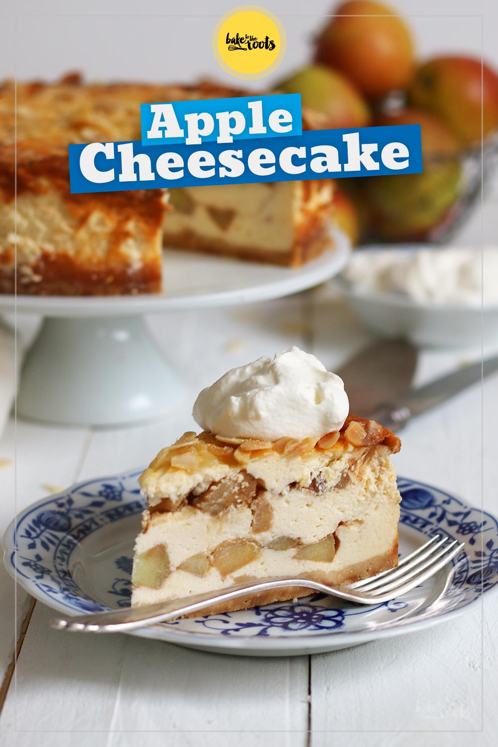 German Apple Cheesecake | Bake to the roots