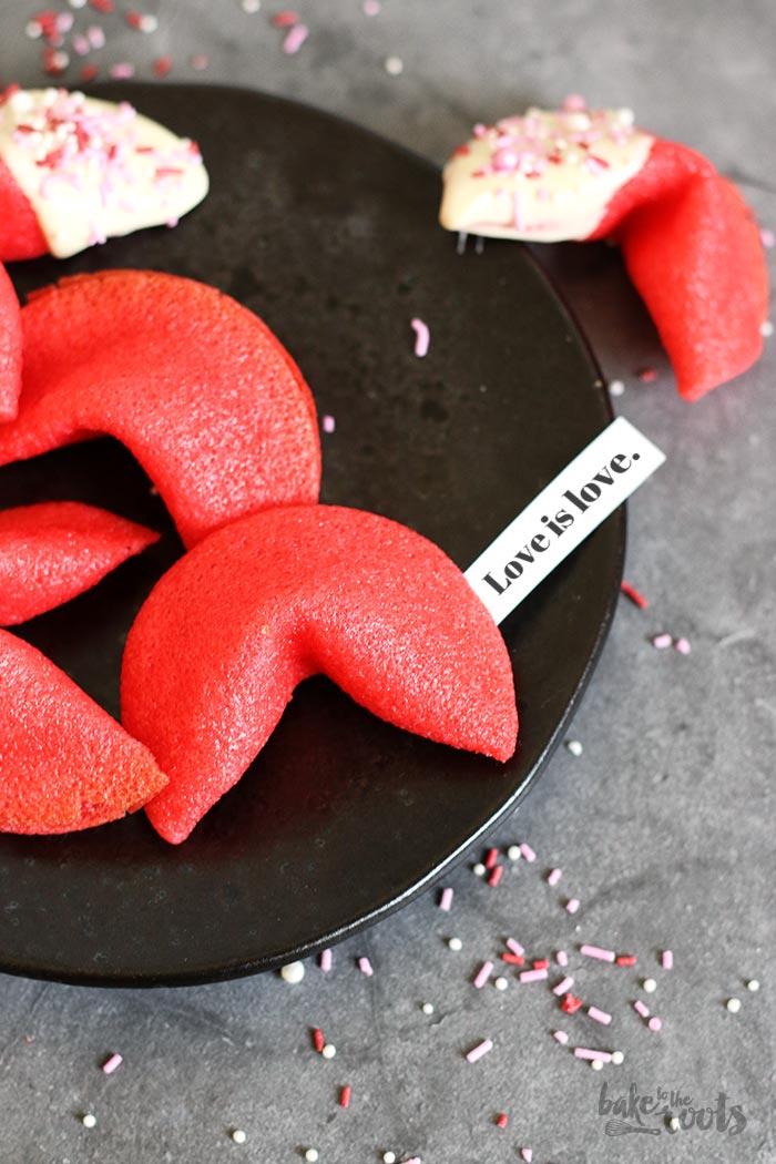 Valentines Fortune Cookies | Bake to the roots