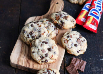 Browned Butter Daim Cookies | Bake to the roots