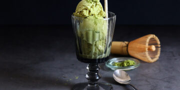 Matcha Ice Cream | Bake to the roots